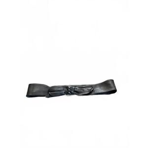 Black  Leather Bow Knot Belt